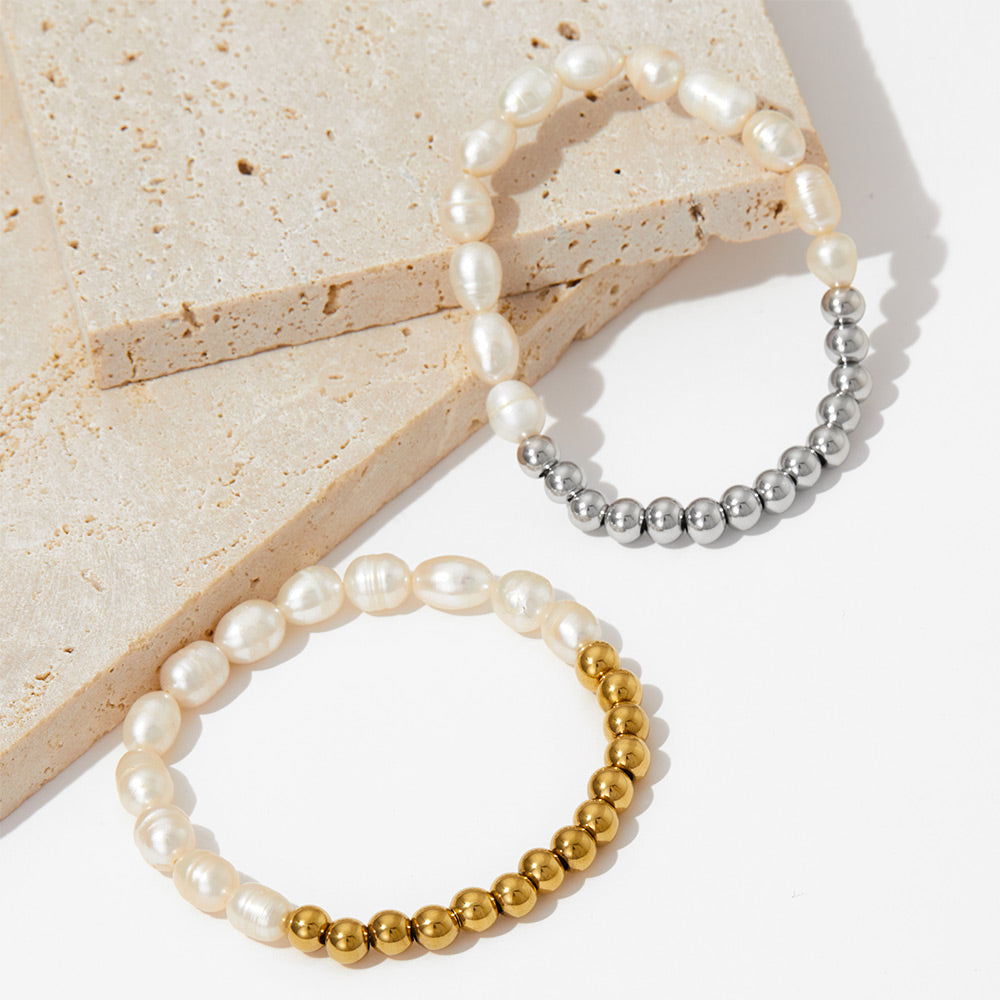 Casual Modern Style Geometric Heart Shape 304 Stainless Steel 16K Gold Plated White Gold Plated Gold Plated Zircon Bracelets In Bulk