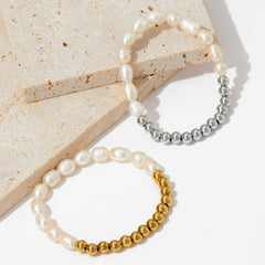 Casual Modern Style Geometric Heart Shape 304 Stainless Steel 16K Gold Plated White Gold Plated Gold Plated Zircon Bracelets In Bulk