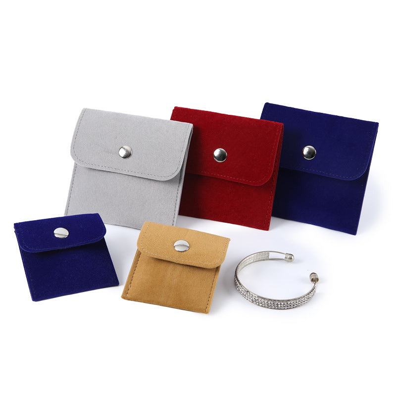 Monedero de franela para guardar joyas, colgante de jade, auriculares, lápiz labial, bolsa de tela, bolsillo