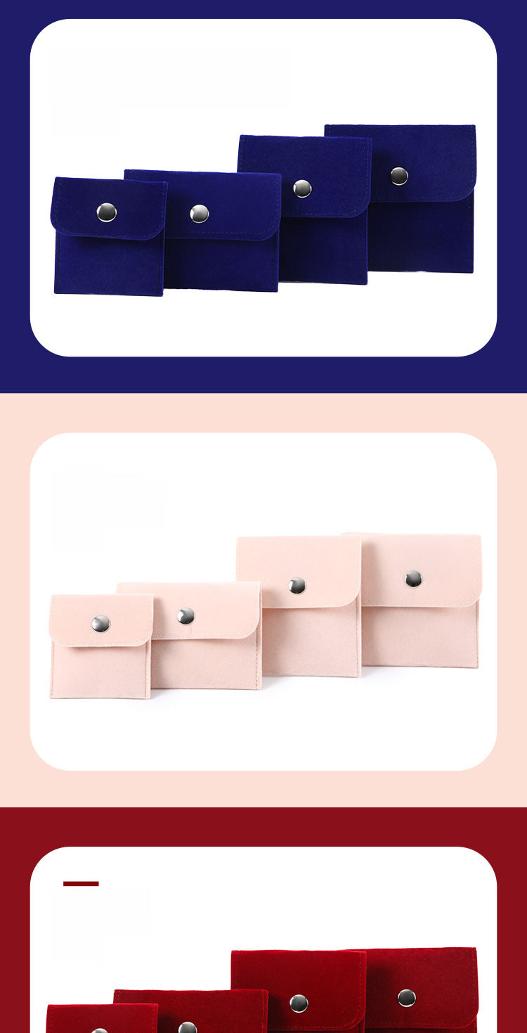 Monedero de franela para guardar joyas, colgante de jade, auriculares, lápiz labial, bolsa de tela, bolsillo