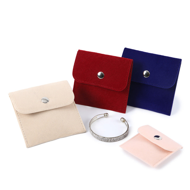 Monedero de franela para guardar joyas, colgante de jade, auriculares, lápiz labial, bolsa de tela, bolsillo