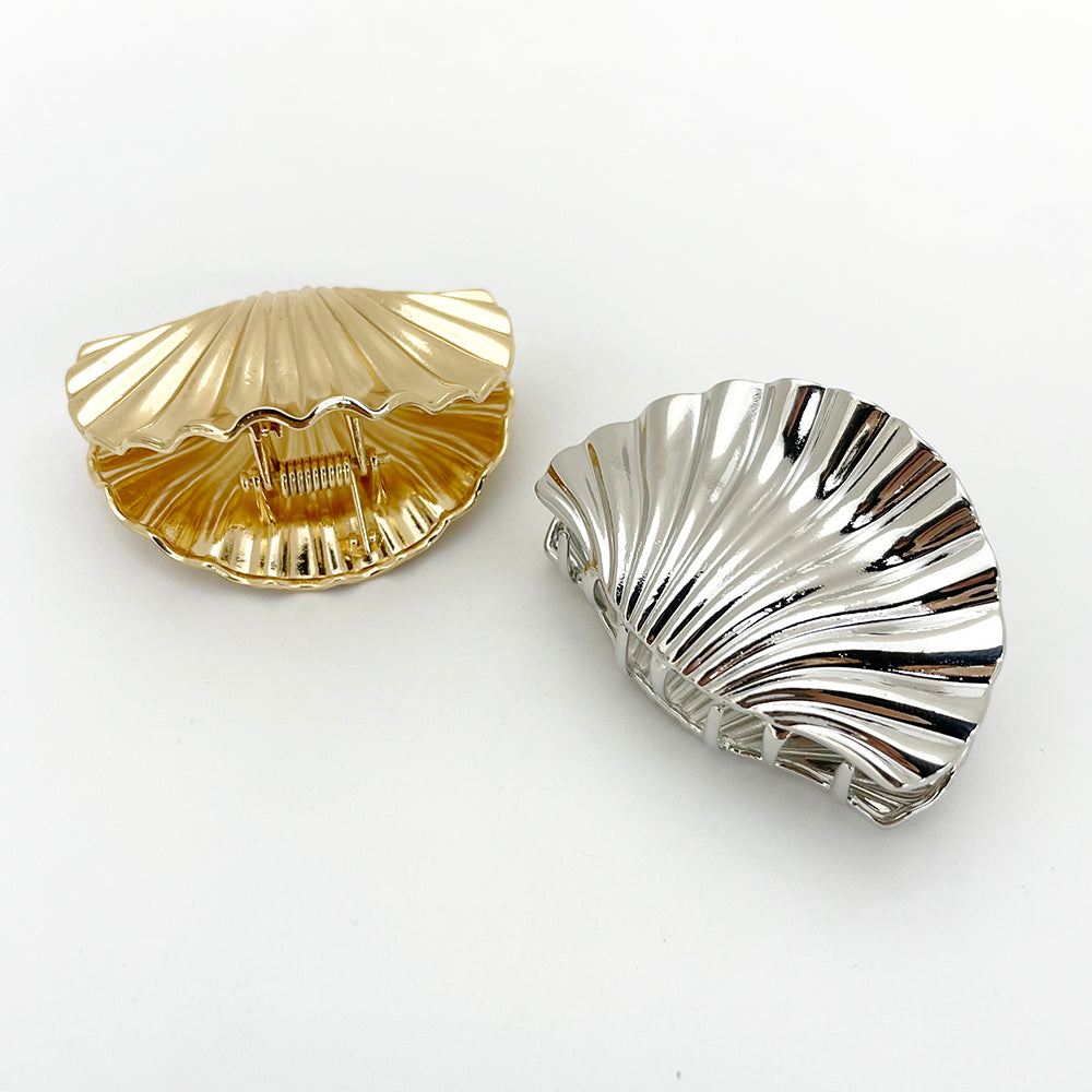 Pinzas para el pelo de aleación con conchas de estilo clásico y elegante para mujer