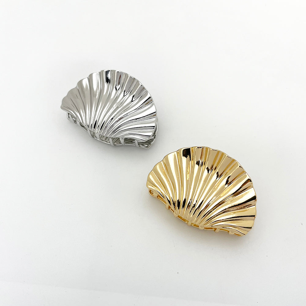 Pinzas para el pelo de aleación con conchas de estilo clásico y elegante para mujer
