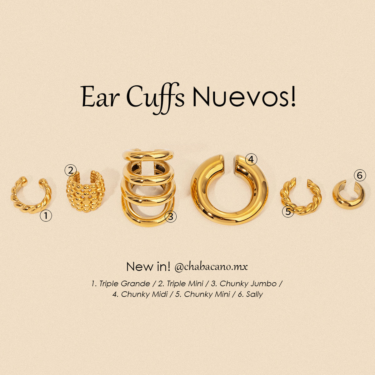 1 par de aretes asimétricos de acero inoxidable 304 chapados en oro de 18 quilates con forma de C, estilo IG, para vacaciones