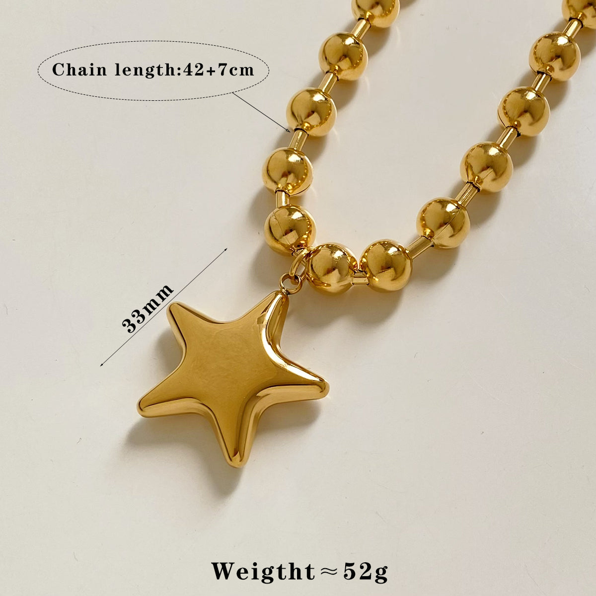 Joyería al por mayor, estilo nórdico, vacaciones, estilo moderno, pentagrama, forma de corazón redondo, acero inoxidable 304, chapado en oro de 16 quilates, chapado en oro blanco, chapado en oro, pulseras y collares.
