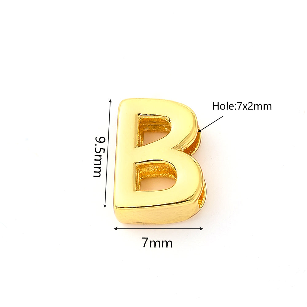 1 pieza/paquete de cuentas pulidas con forma de burbuja de cobre chapadas en oro de 18 quilates de 9,5 x 6 mm, 9,5 x 7,5 mm, 9,5 x 8 mm y 7 x 2 mm. 