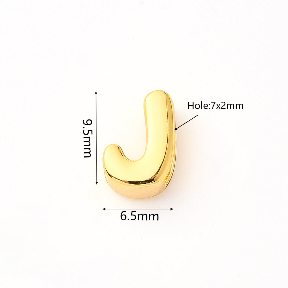 1 pieza/paquete de cuentas pulidas con forma de burbuja de cobre chapadas en oro de 18 quilates de 9,5 x 6 mm, 9,5 x 7,5 mm, 9,5 x 8 mm y 7 x 2 mm. 