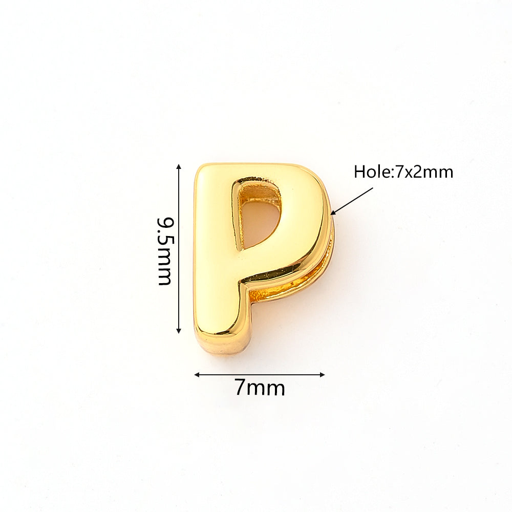 1 pieza/paquete de cuentas pulidas con forma de burbuja de cobre chapadas en oro de 18 quilates de 9,5 x 6 mm, 9,5 x 7,5 mm, 9,5 x 8 mm y 7 x 2 mm. 