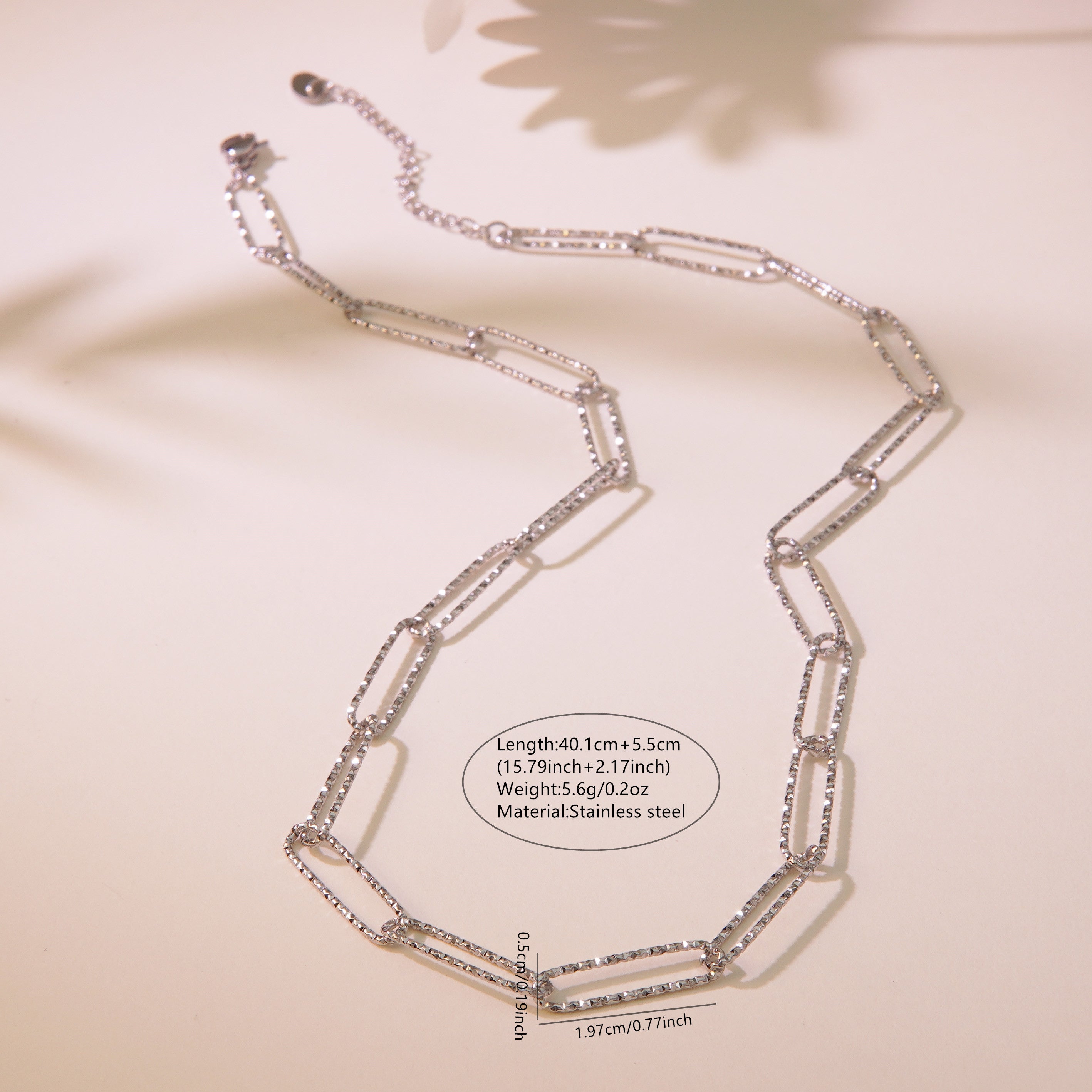 Wholesale Jewelry Simple Style Classic Style Cool Style Solid Color 304 Stainless Steel 18K Gold Plated Necklace