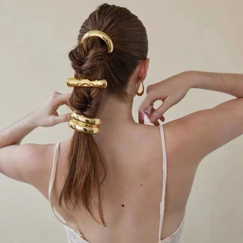 Coletero de aleación con lazo de estilo clásico y elegante para mujer