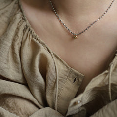 Collar de acero inoxidable 201 chapado en oro de 18 quilates con forma de corazón, estilo casual, 304 y 201