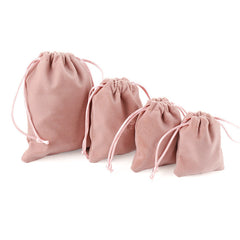 Bolsas de embalaje para joyas de tela, estilo clásico, sencillas, para uso diario, para vacaciones, de color sólido 