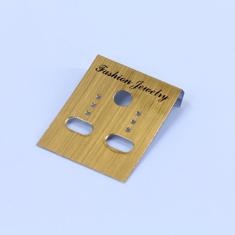 E1471 - Cartón de plástico para joyería, accesorios de bricolaje, embalaje individual con impresión en inglés, 1000 hojas