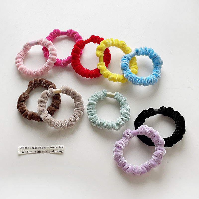 Coletero de tela de color liso de estilo sencillo para mujer