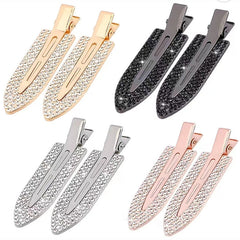 Pinza para el cabello de aleación de color sólido de estilo sencillo para mujer 