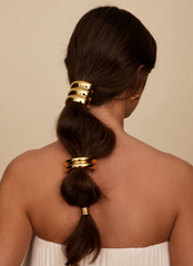 Coletero de aleación de color liso para mujer, estilo sencillo y básico