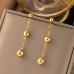 1 par de pendientes colgantes de acero de titanio con baño de concha, con forma de corazón, estilo dulce y sencillo