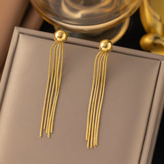 1 par de pendientes colgantes de acero de titanio con baño de concha, con forma de corazón, estilo dulce y sencillo