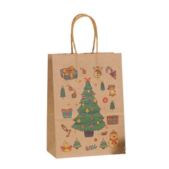 Suministros para envolver regalos navideños de estilo clásico, sencillo y multicolor (10 unidades) 