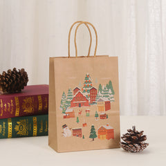 Suministros para envolver regalos navideños de estilo clásico, sencillo y multicolor (10 unidades) 