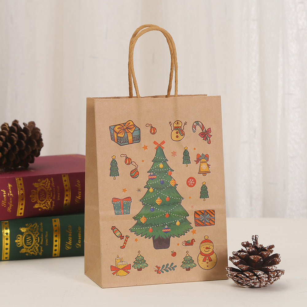 Suministros para envolver regalos navideños de estilo clásico, sencillo y multicolor (10 unidades) 