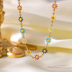 Joyería al por mayor, elegante, estilo urbano, con forma de corazón, mariposa, chapado en acero de titanio, pulseras y collares. 