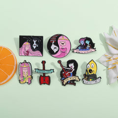 Cartoon Style Cute Cowboy Style Cartoon Character Letter Alloy Stamping Stoving Varnish Plating Unisex Brooches