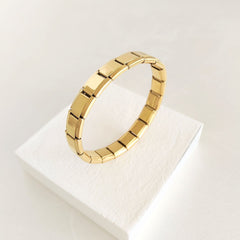 Casual Simple Style Solid Color 304 Stainless Steel Bracelets In Bulk