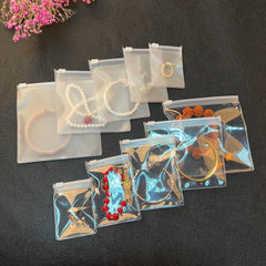 Bolsas de plástico para embalaje de joyas, estilo simple, clásico, con fecha cuadrada 