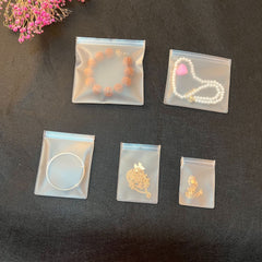 Bolsas de plástico para embalaje de joyas, estilo simple, clásico, con fecha cuadrada 