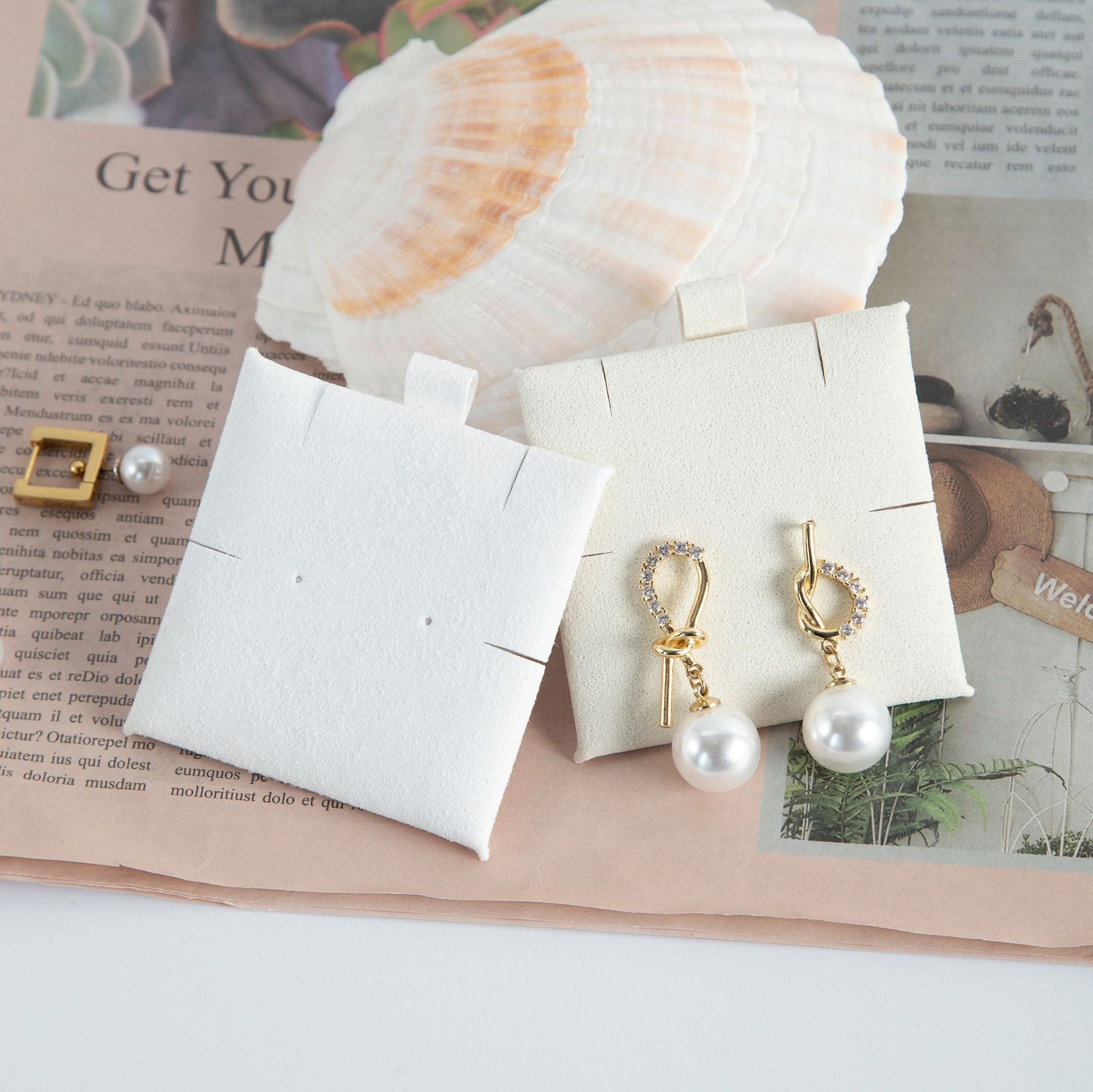 Bolsas de tela para empaquetar joyas, de estilo sencillo y básico, para uso diario, de colores sólidos.