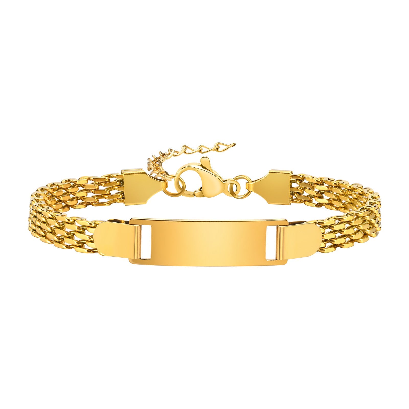 Pulseras de acero inoxidable 304 con diseño de mariposa de color liso y estilo sencillo para niñas y adultos. 