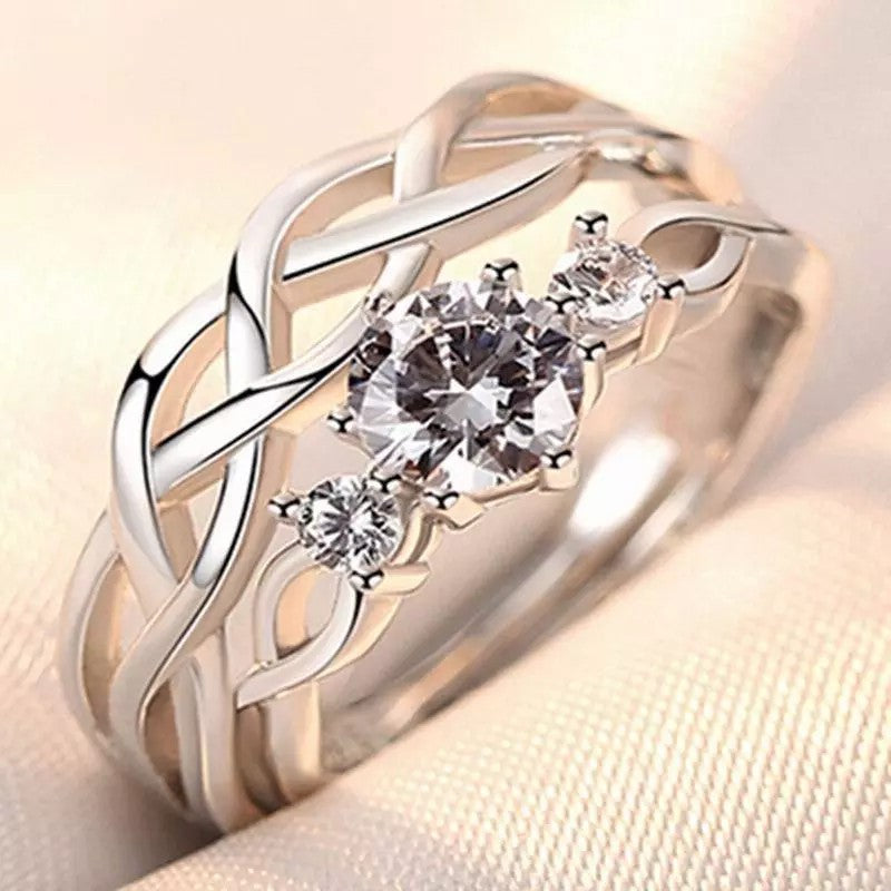 Anillo de pareja para hombre y mujer, anillo abierto de imitación de diamante rojo, joyería, suministro directo de fábrica, venta al por mayor (1 par) 