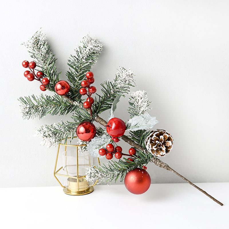 Hojas de pino artificiales de PVC con simulación de agujas de pino, ideales para decorar festivales navideños, como tiras de agujas de pino artificiales (compra mínima: 2 unidades).