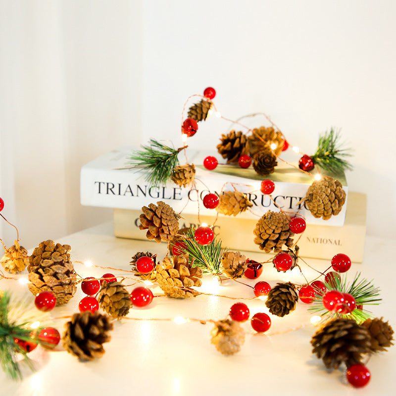Hojas de pino artificiales de PVC con simulación de agujas de pino, ideales para decorar festivales navideños, como tiras de agujas de pino artificiales (compra mínima: 2 unidades).