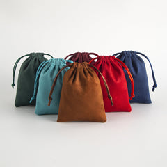 1 Piece Flannel Simple Style Daily Solid Color Jewelry Packaging Bags