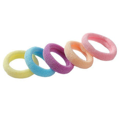 Banda de goma para el cabello para niñas, aro de toalla, cuerda para la cabeza, banda para el cabello sin costuras, anillo para el pulgar para bebés, accesorios para el cabello al por mayor (100 unidades, 10 unidades)