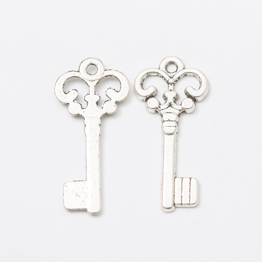 1 pieza de aleación de llave, accesorios de joyería, colgante (por 200 piezas)