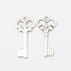 1 pieza de aleación de llave, accesorios de joyería, colgante (por 200 piezas)