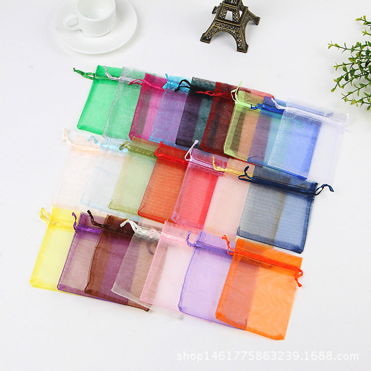 Bolsa de malla para champán, bolsa para guardar cosméticos, bolsa para muestra de lápiz labial, bolsa de regalo, fábrica en stock