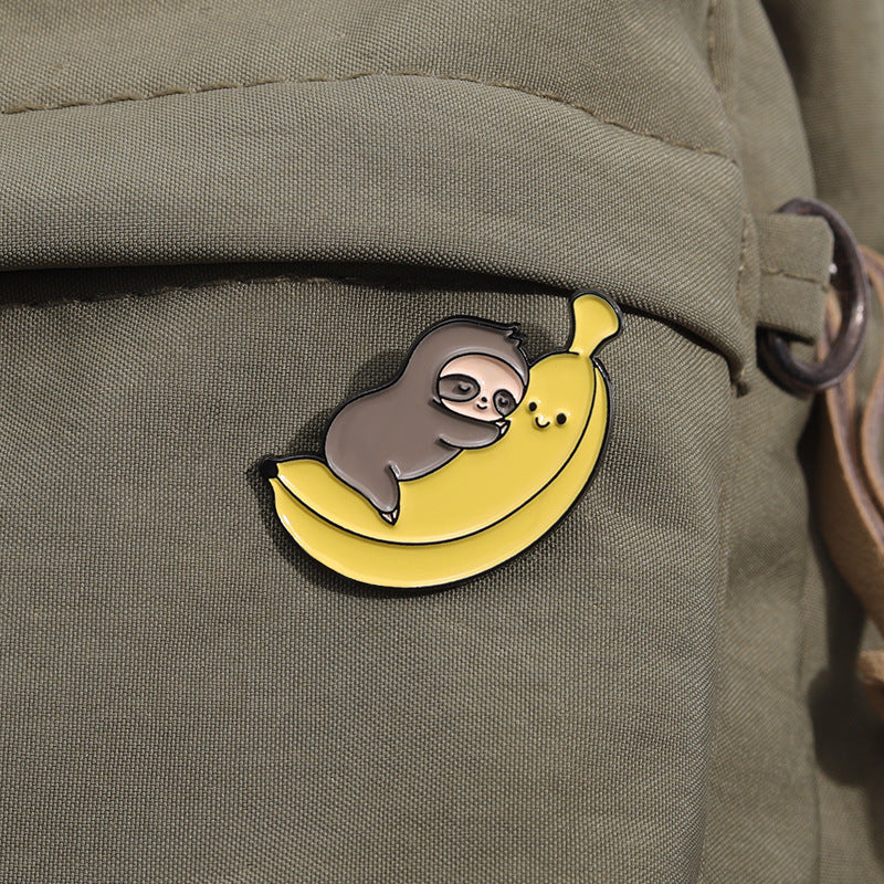 Broches unisex de aleación con diseño de animales, estilo casual y sencillo para ropa de calle