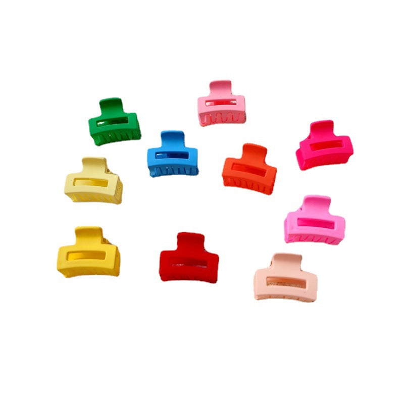 Pinza pequeña de 2,5 cm de color caramelo con diseño de Internet, color rojo, para el flequillo, para el pelo roto, accesorios para el pelo (por par) 