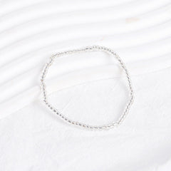 Pulsera de cuentas de arroz apiladas bohemias de colores variados, pulsera combinada de cuentas redondas, pulsera para mujer