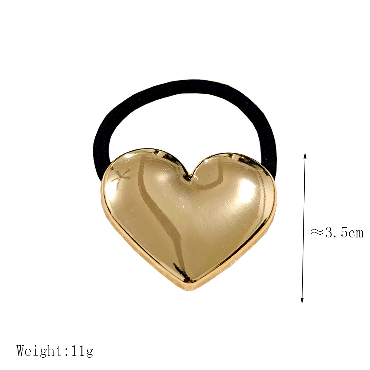 Coletero para mujer estilo IG con lazo de aleación con forma de corazón rojo, flor y perlas de imitación tridimensionales