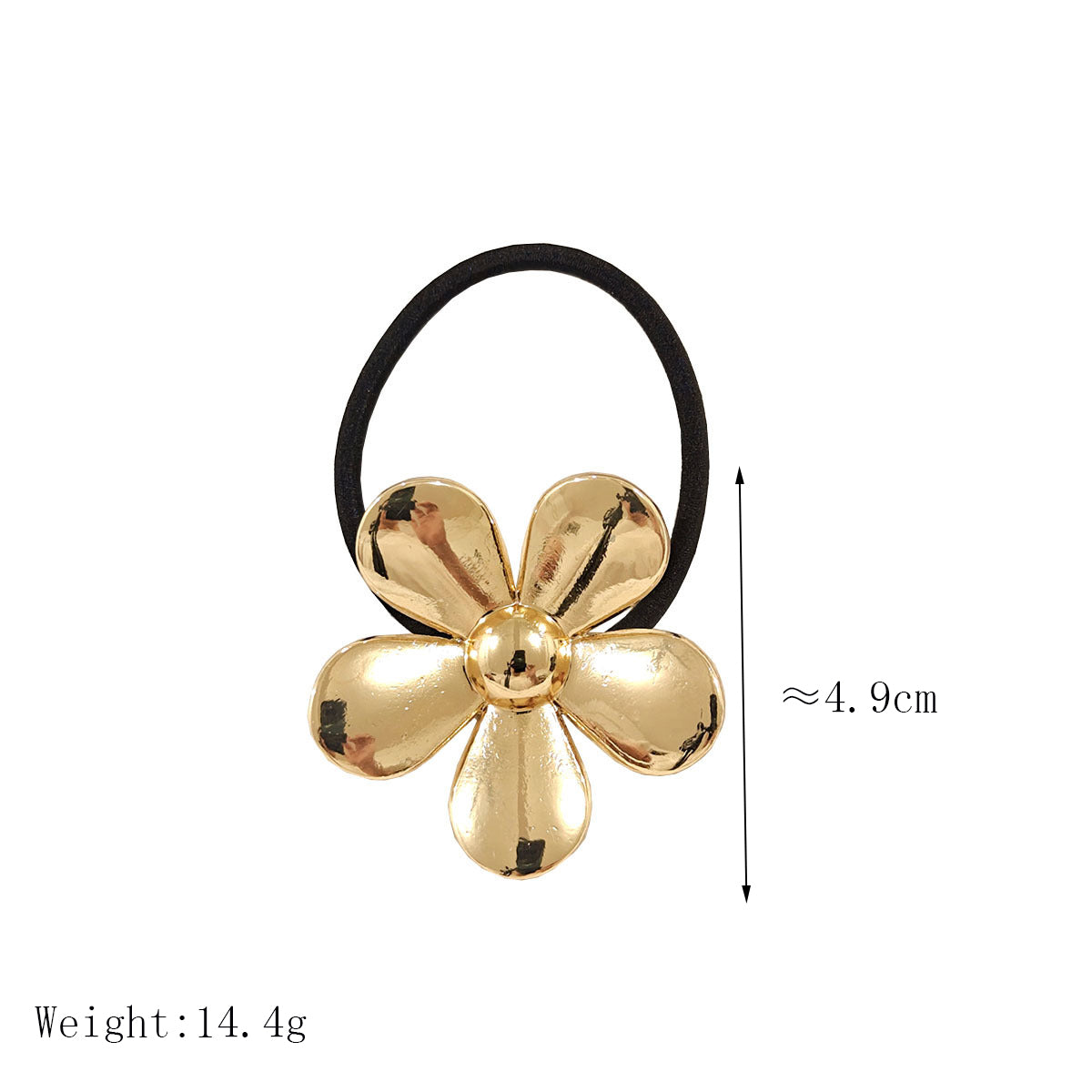 Coletero para mujer estilo IG con lazo de aleación con forma de corazón rojo, flor y perlas de imitación tridimensionales