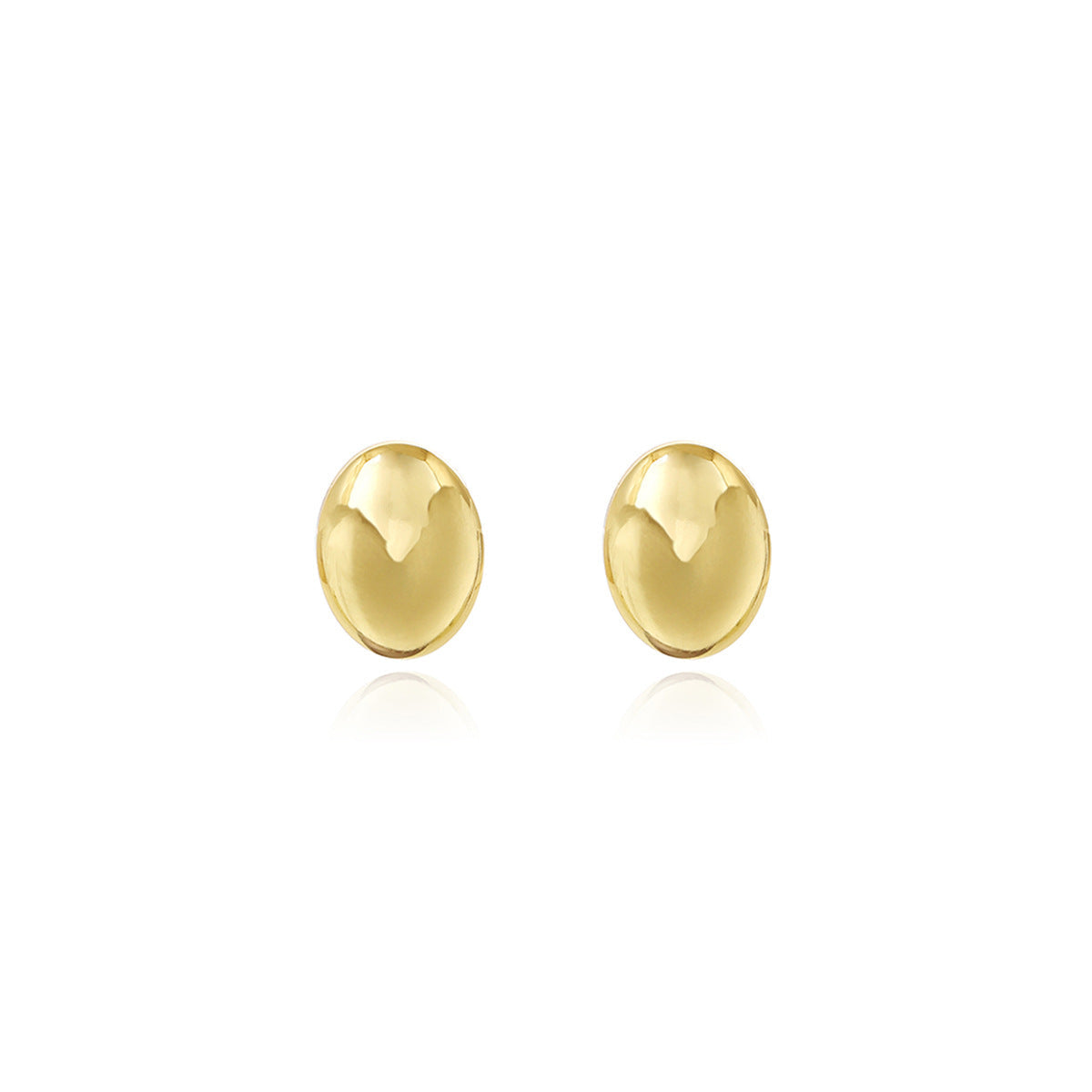 1 par de elegantes pendientes de acero inoxidable 304 de estilo geométrico simple. 