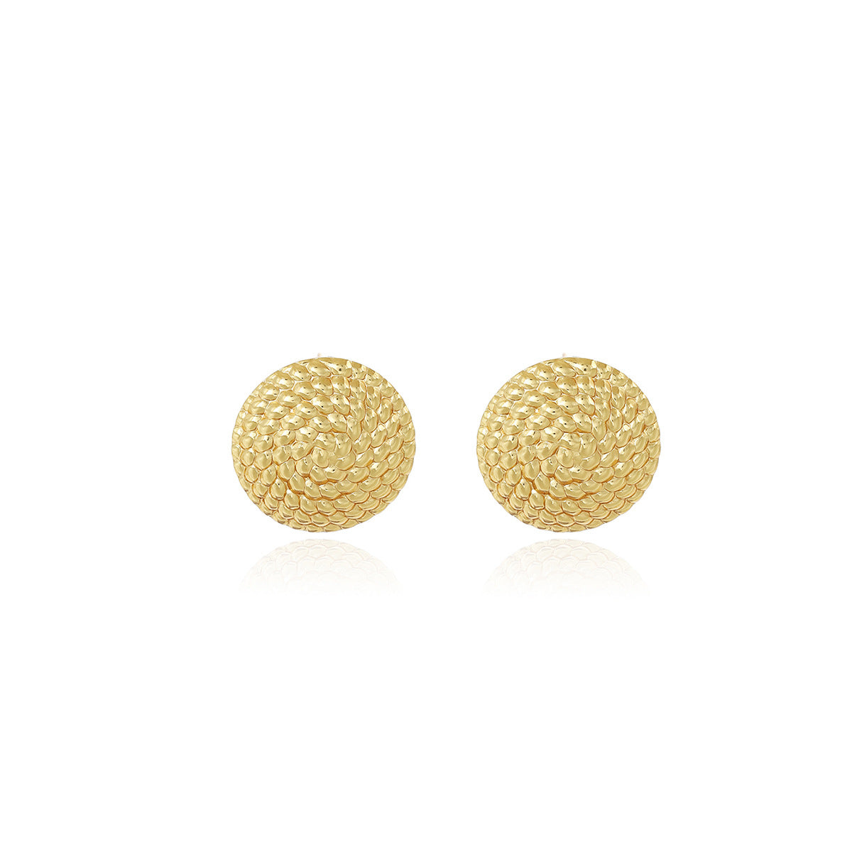 1 par de elegantes pendientes de acero inoxidable 304 de estilo geométrico simple. 
