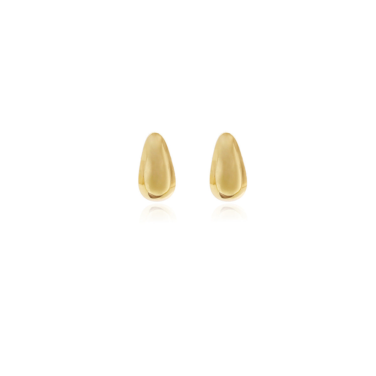 1 par de elegantes pendientes de acero inoxidable 304 de estilo geométrico simple. 