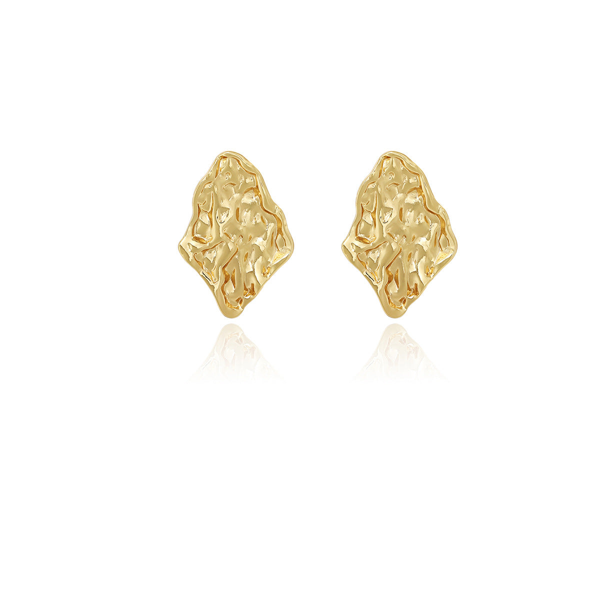 1 par de elegantes pendientes de acero inoxidable 304 de estilo geométrico simple. 