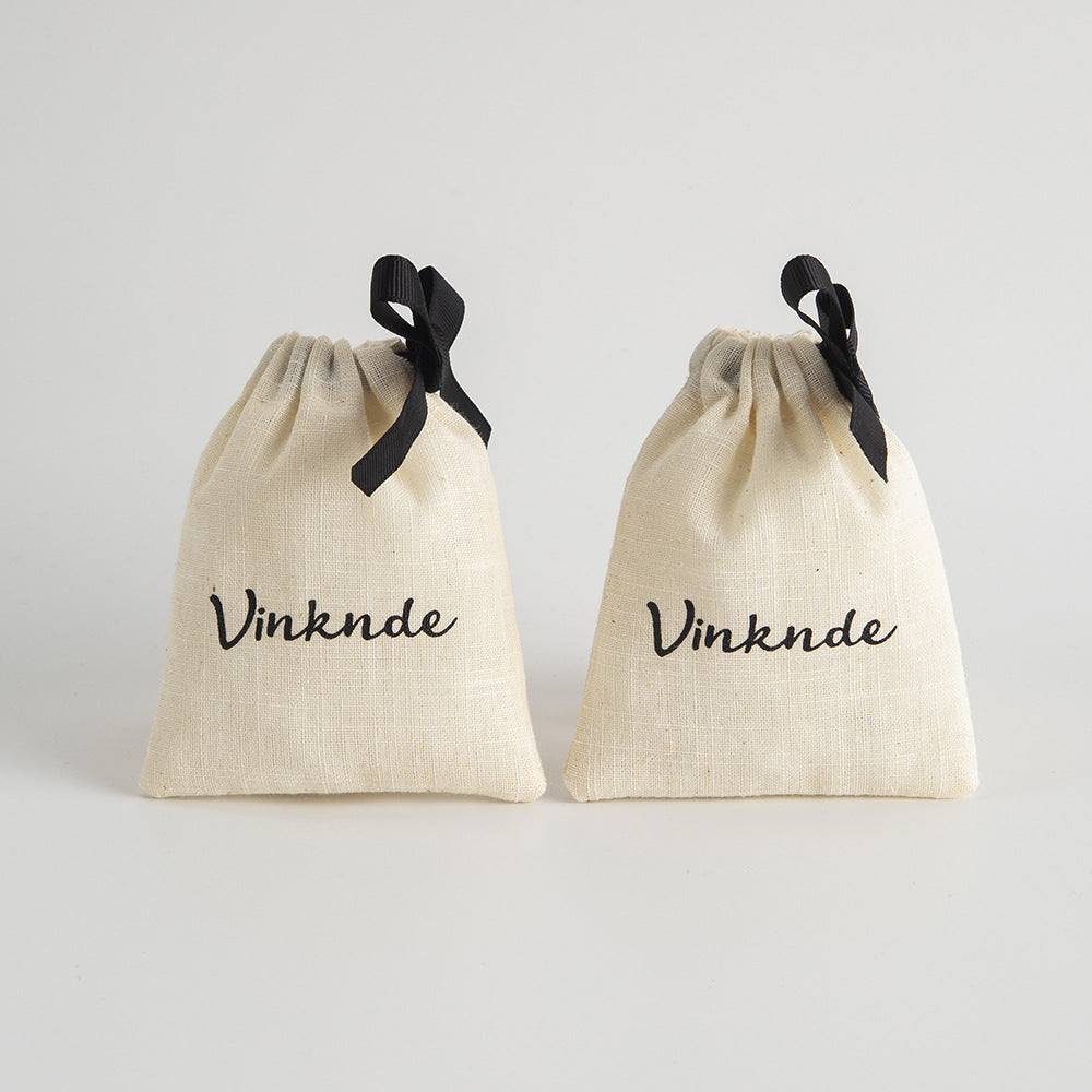 Bolsas de embalaje para joyas de tela, estilo clásico, de colores sólidos, para uso diario, 1 unidad